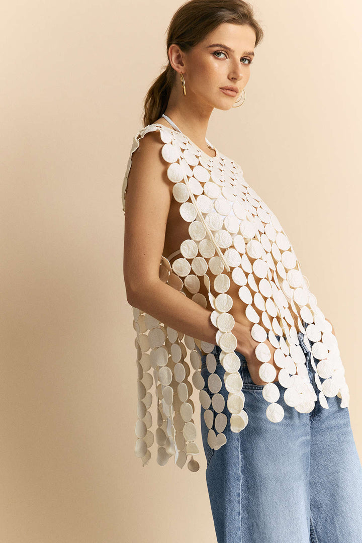 Nejlepší bezrukávová blůza s asymetrickými ramínky